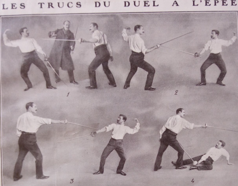 Deschanel Clemenceau : duel à l'épée - Alain Denizet